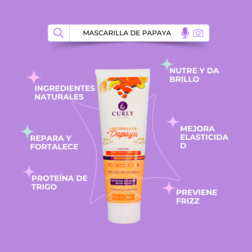 Mascarilla de Papaya Curly Lovers - Imagen 6