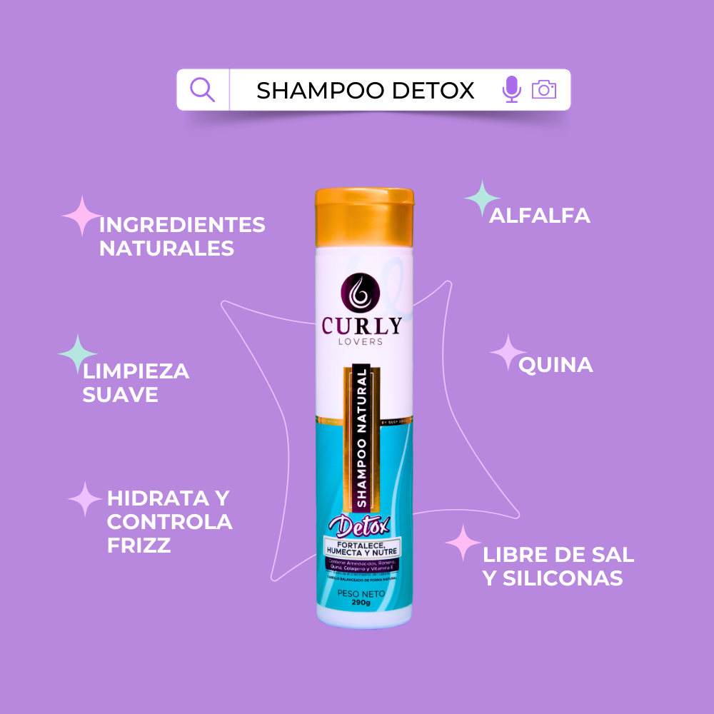 Shampoo Natural Detox Curly Lovers - Imagen 5