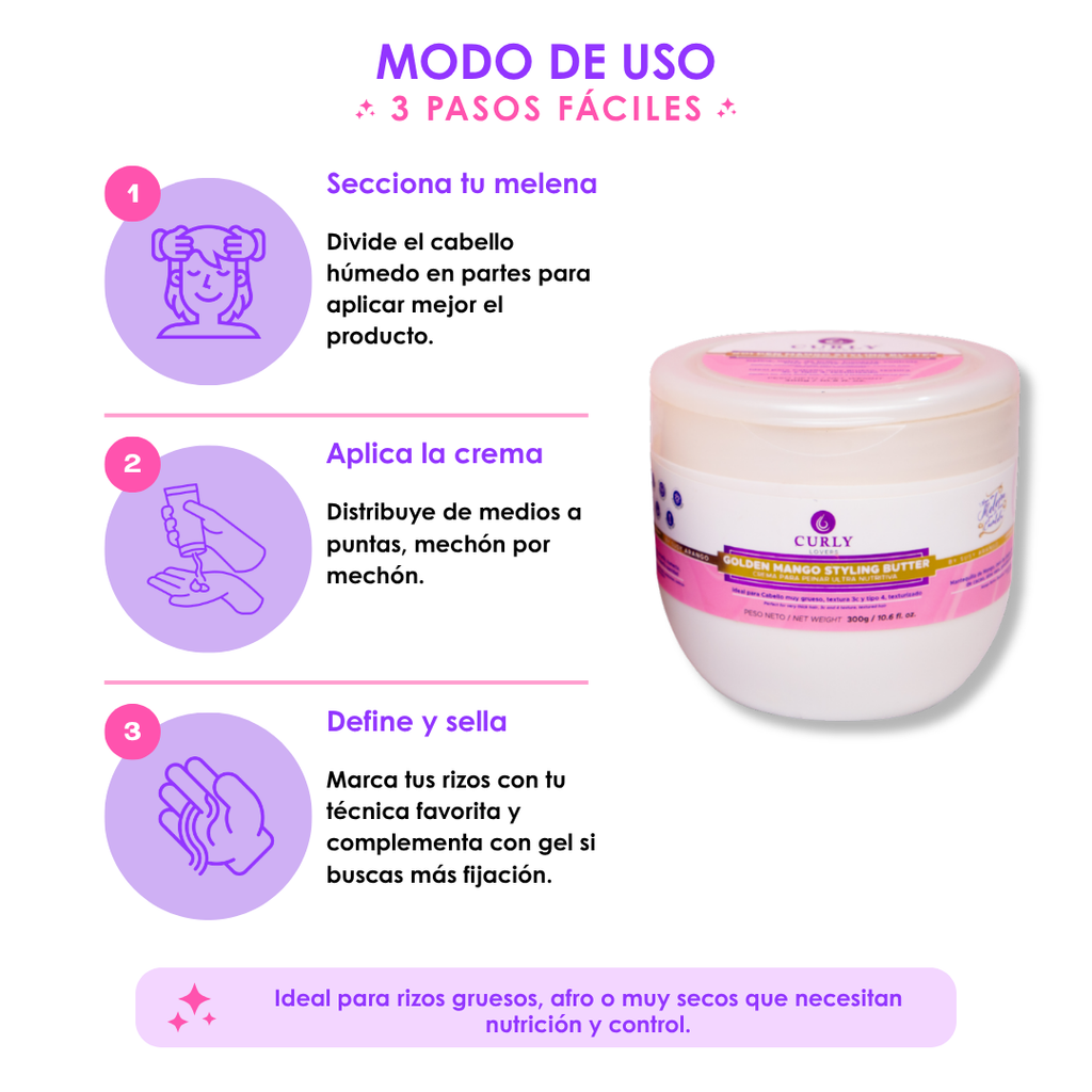 Crema para peinar mantequilla de mango - Imagen 2