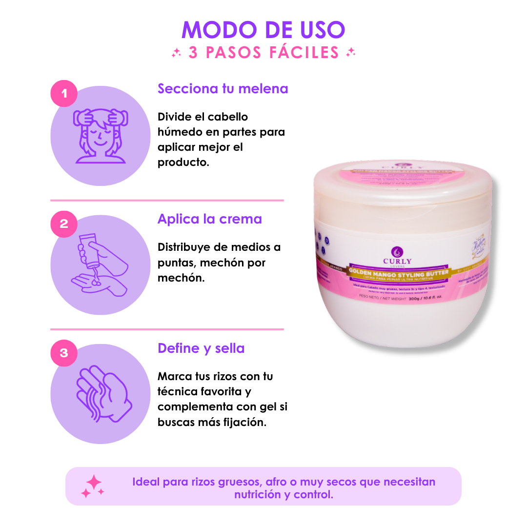 Crema para peinar mantequilla de mango - Imagen 2