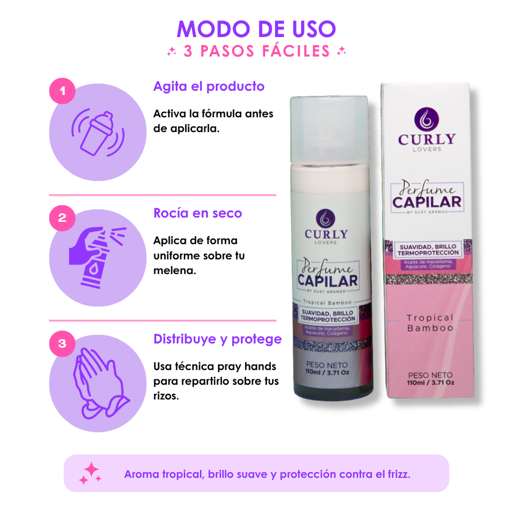 Perfume Termoprotector Curly Lovers - Imagen 2