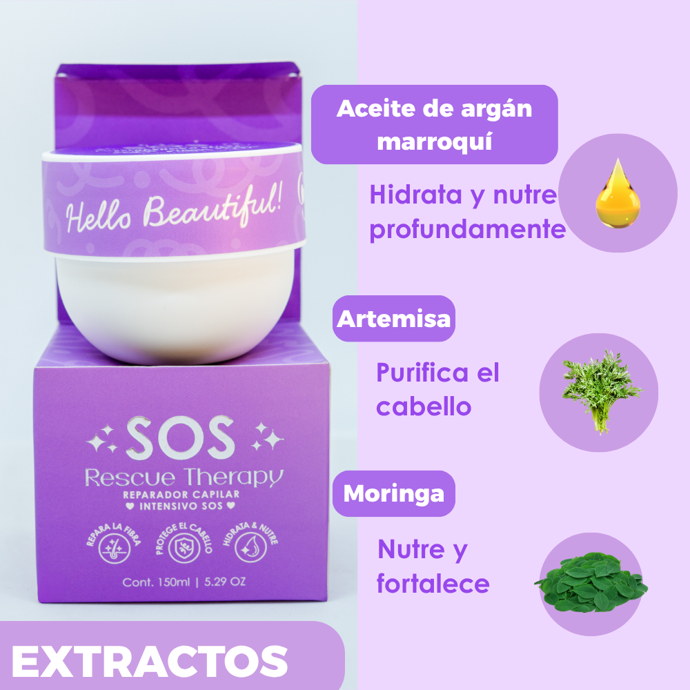SOS RESCUE THERAPY CURLY LOVERS - Imagen 4