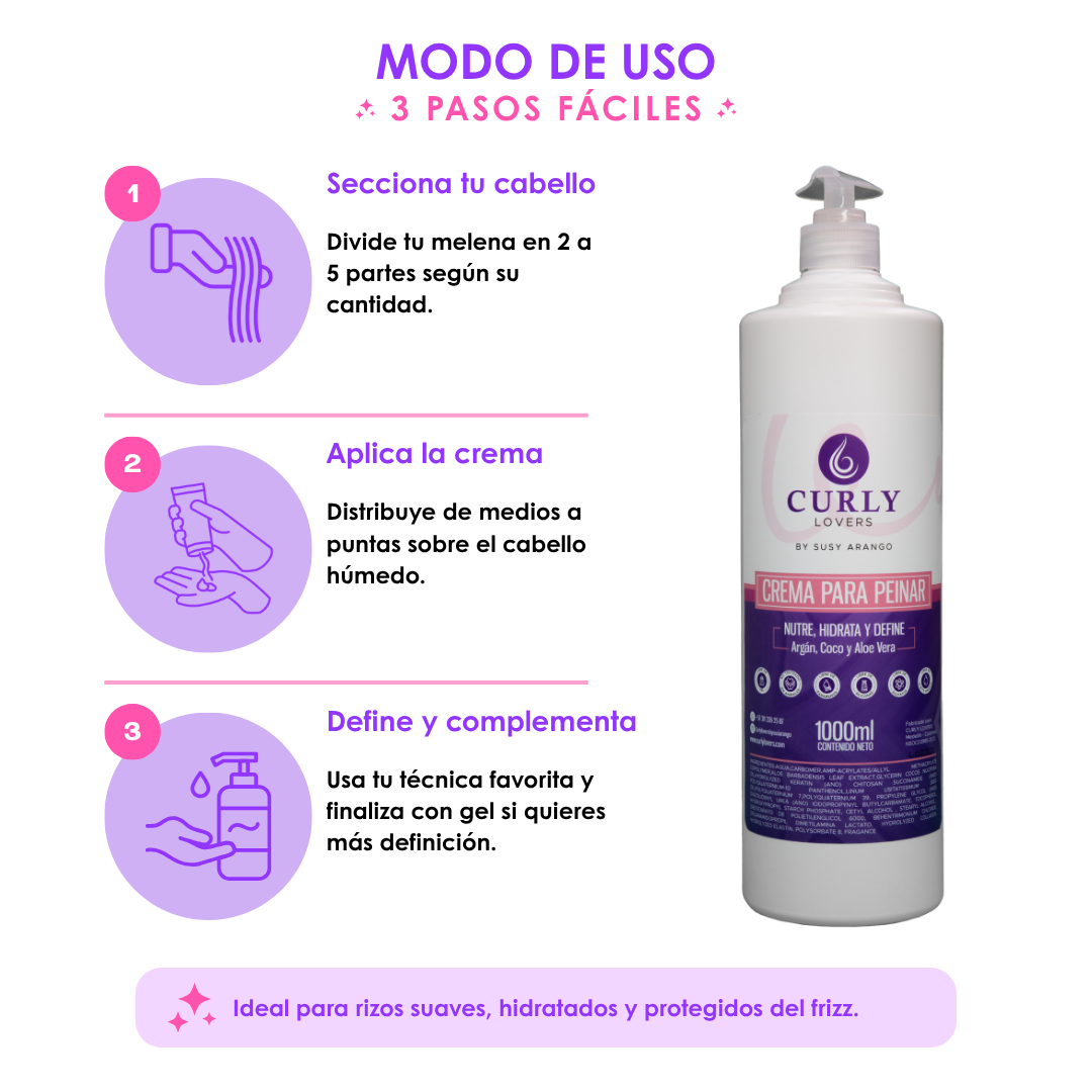 Crema para Peinar Litro - Imagen 2