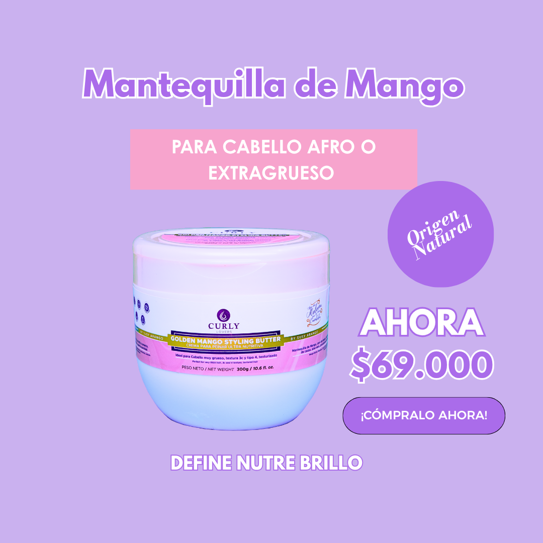 Crema para peinar mantequilla de mango