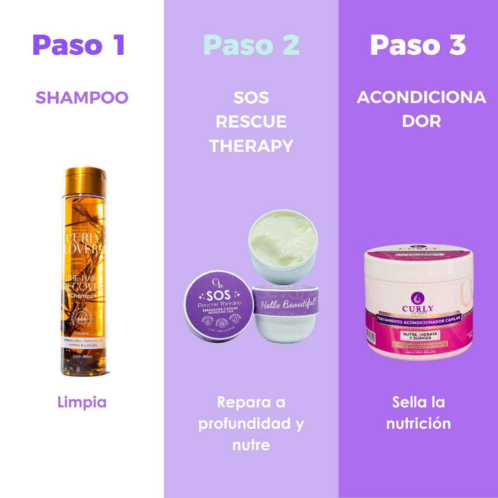 SOS RESCUE THERAPY CURLY LOVERS - Imagen 5