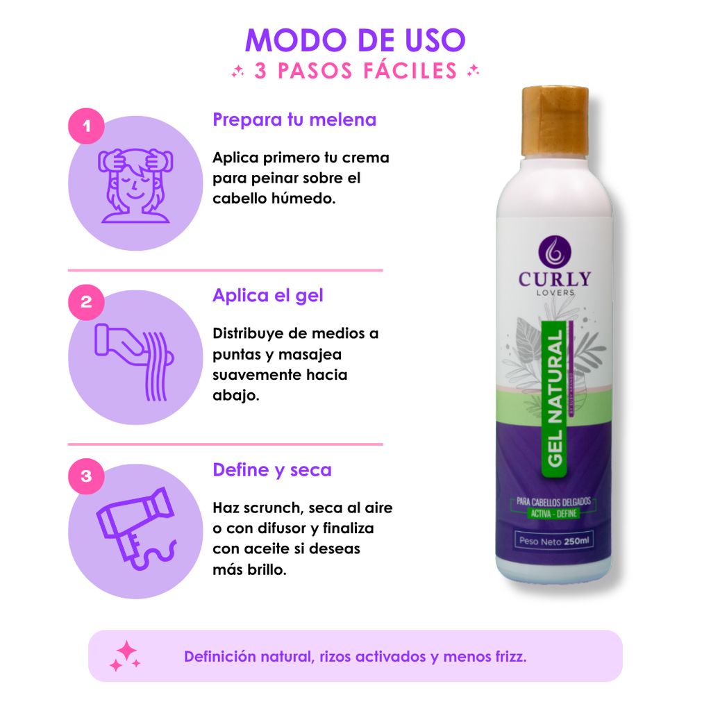 Gel Curly Lovers - 100ml - Imagen 2
