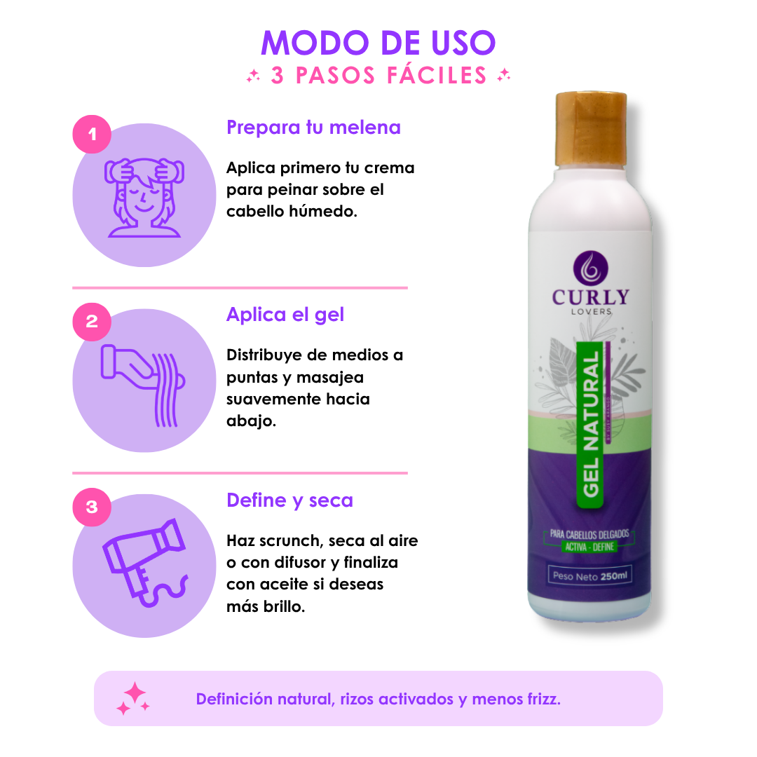 Gel Curly Lovers - 100ml - Imagen 2