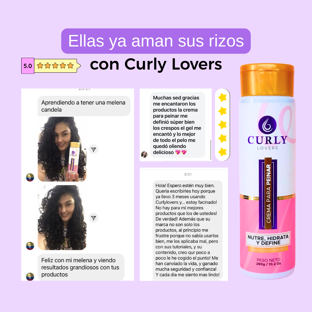 Crema para peinar Curly Lovers - Imagen 6