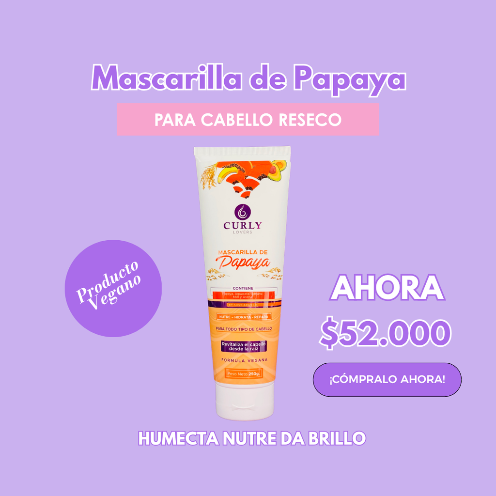 Mascarilla de Papaya Curly Lovers