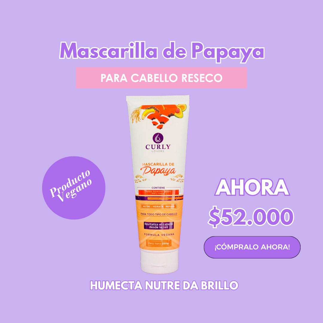 Mascarilla de Papaya Curly Lovers
