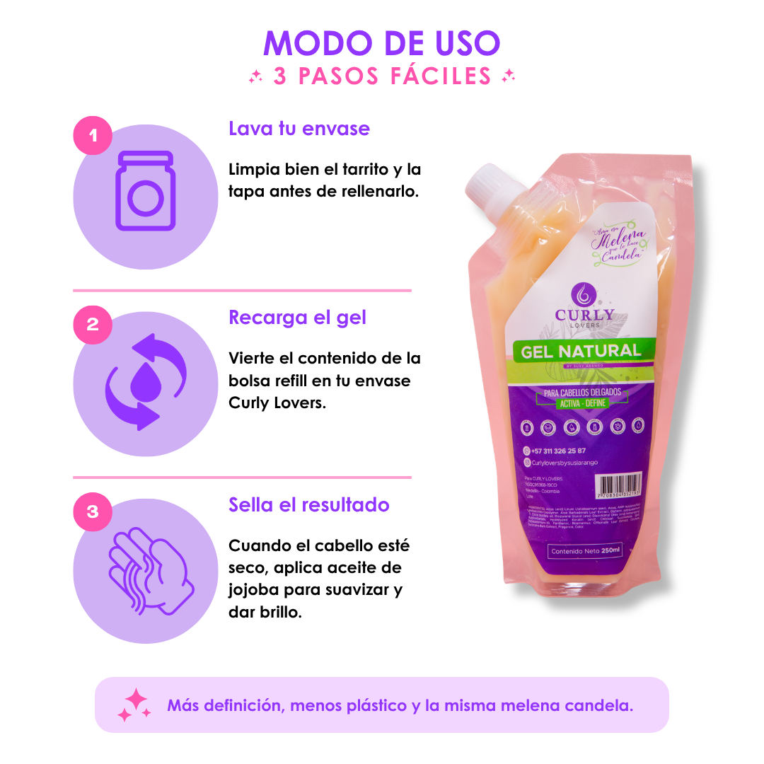 Bolsa Gel delgado Refill - Imagen 2