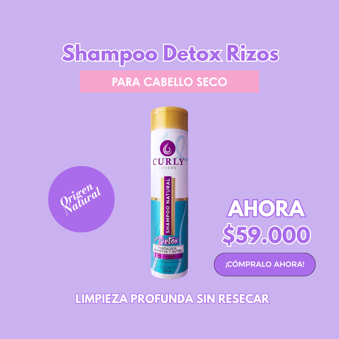 Shampoo Natural Detox Curly Lovers