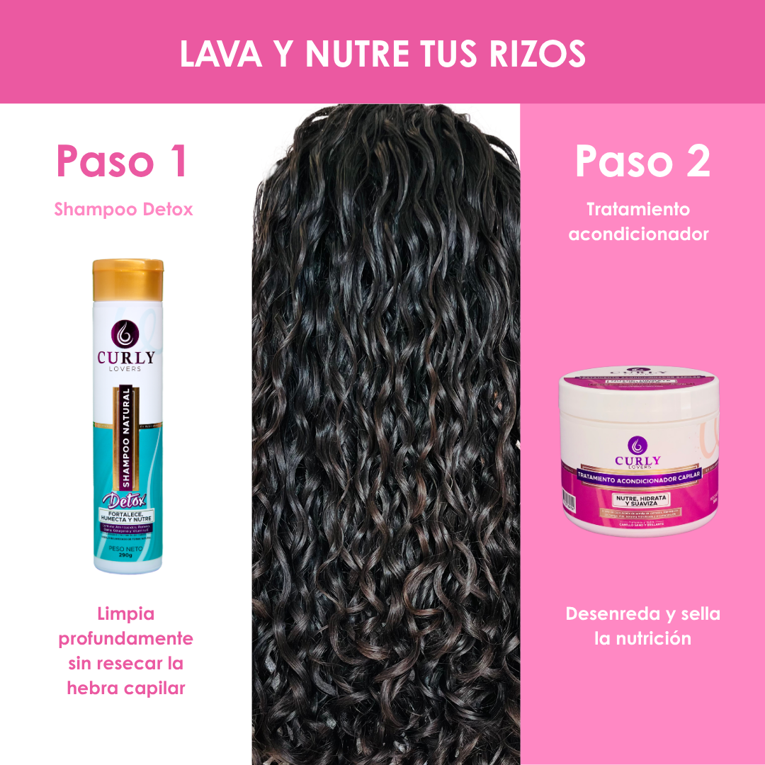 Shampoo Natural Detox Curly Lovers