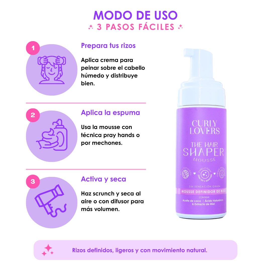 Espuma The hair shaper mousse