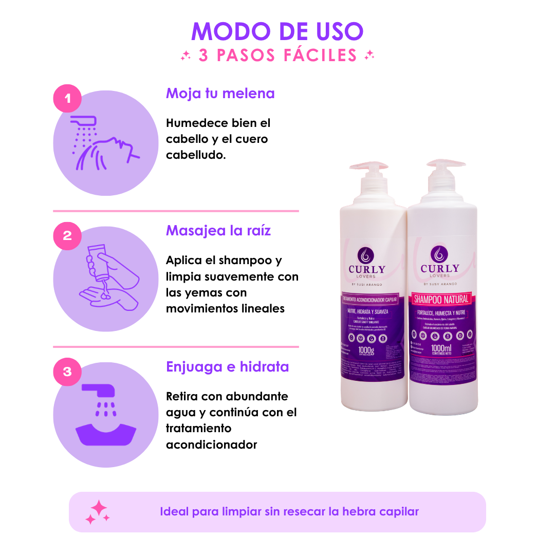 Tratamiento Acondicionador Litro Curly Lovers