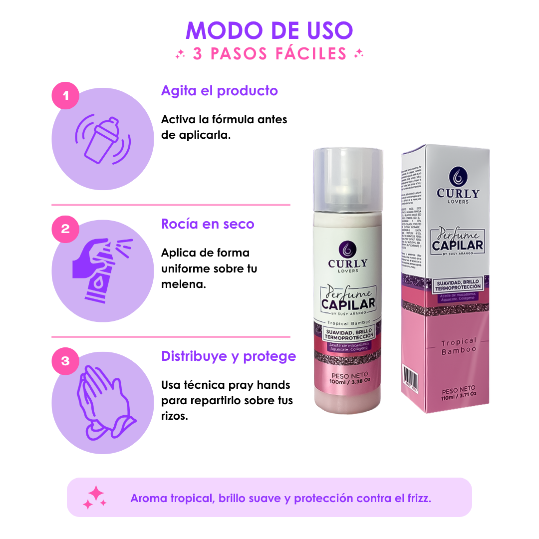 Perfume Termoprotector Curly Lovers