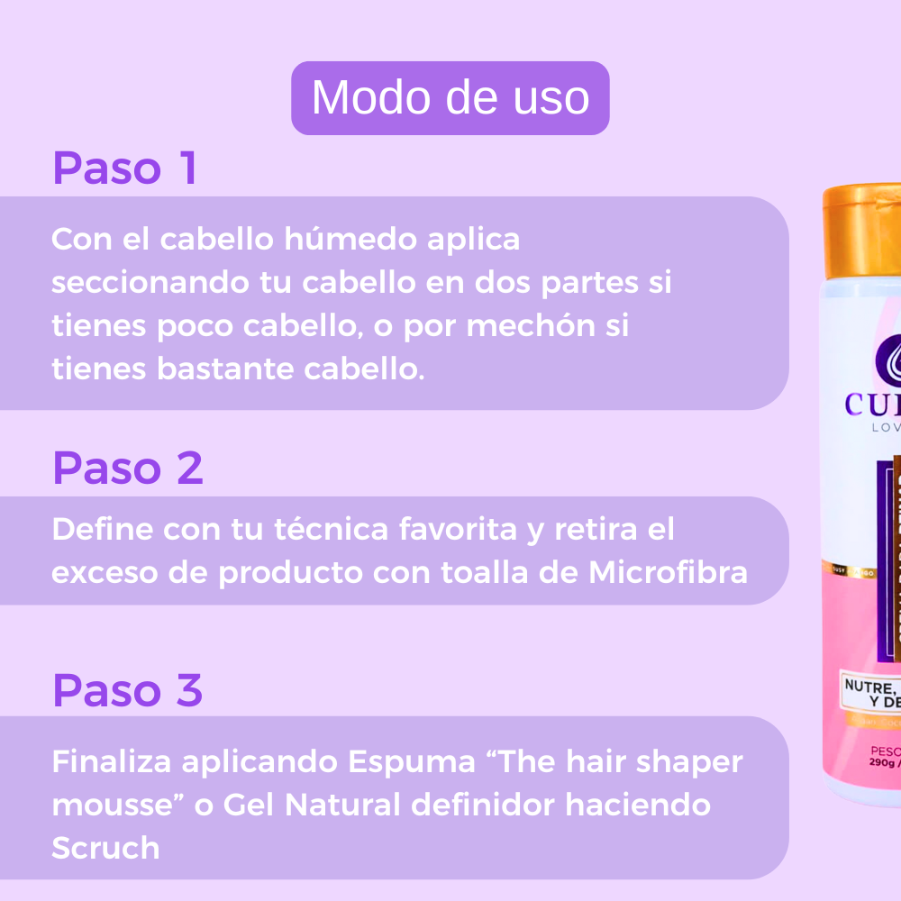 Crema para peinar Curly Lovers - Imagen 5