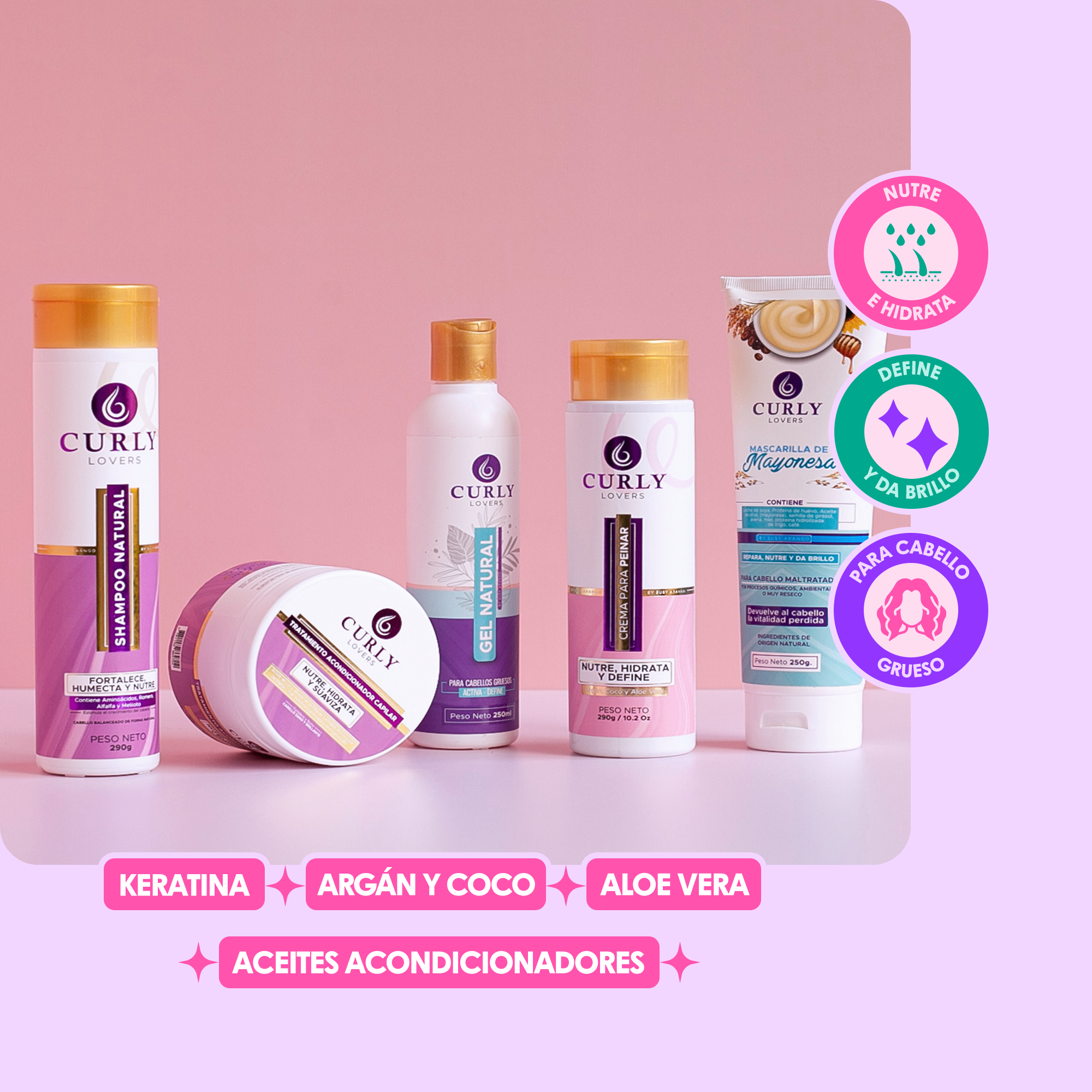 Programa de salud capilar Curly Lovers
