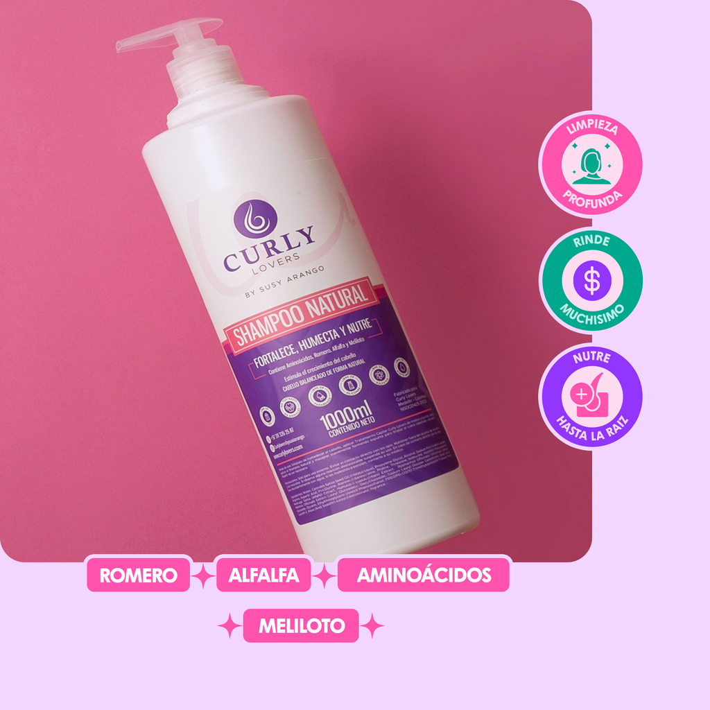 Shampoo Natural Litro Curly Lovers
