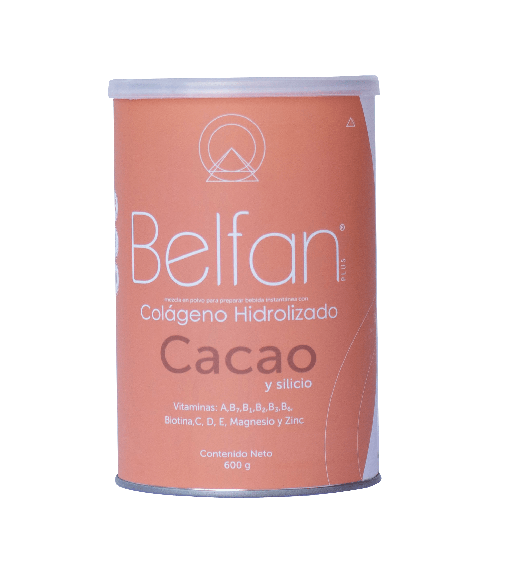 Colágeno Hidrolizado Cacao y Silicio x 600 g