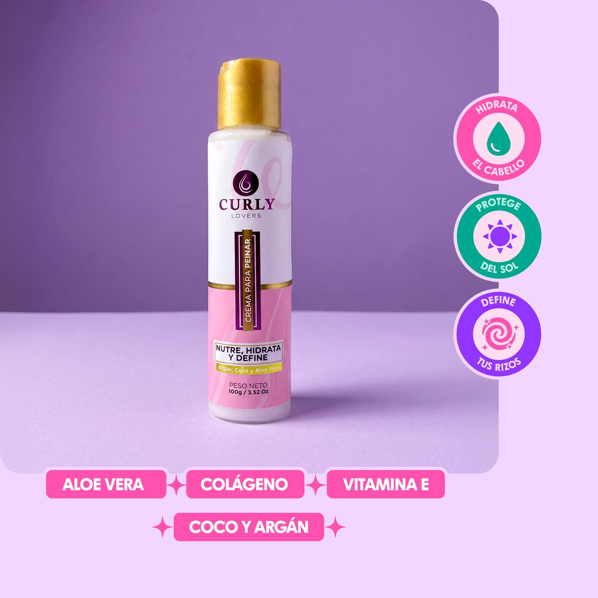 Crema para Peinar Curly Lovers - 100ml