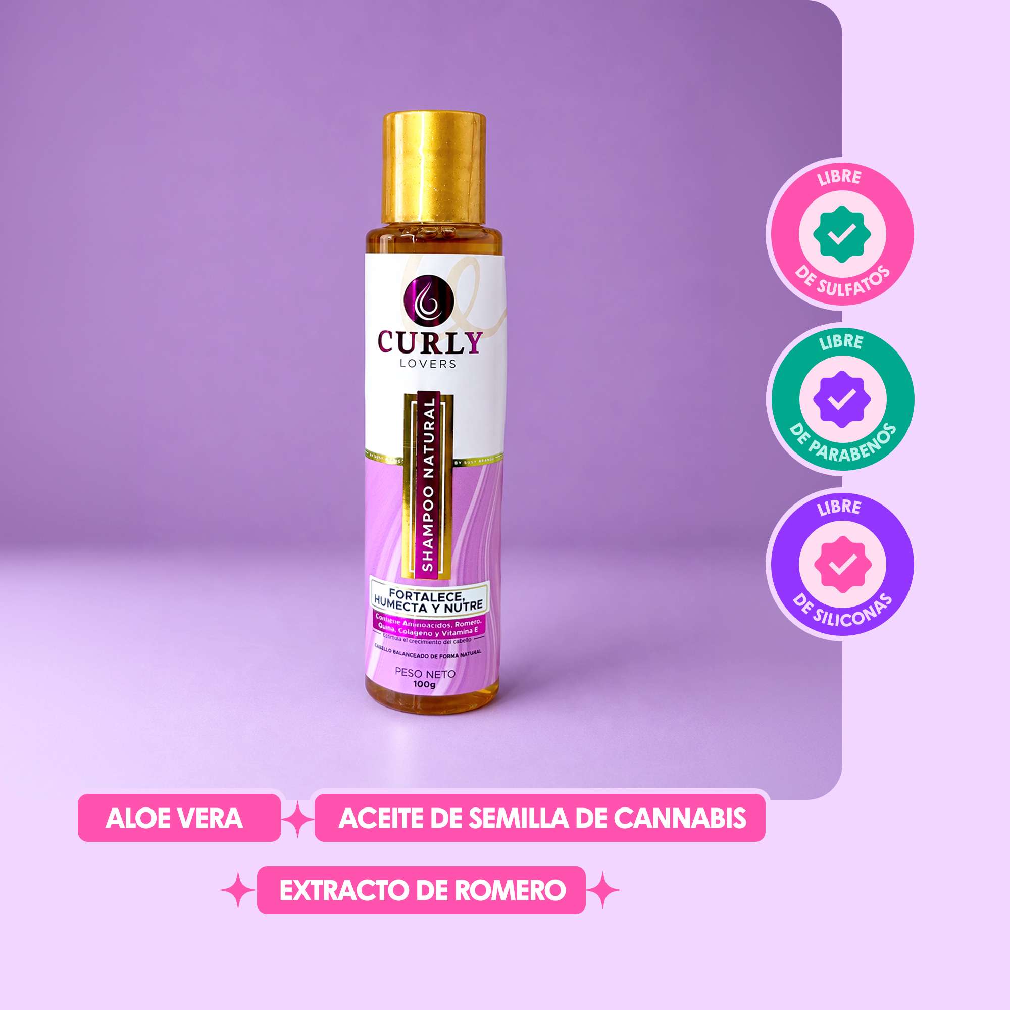 Shampoo Curly Lovers 100ml