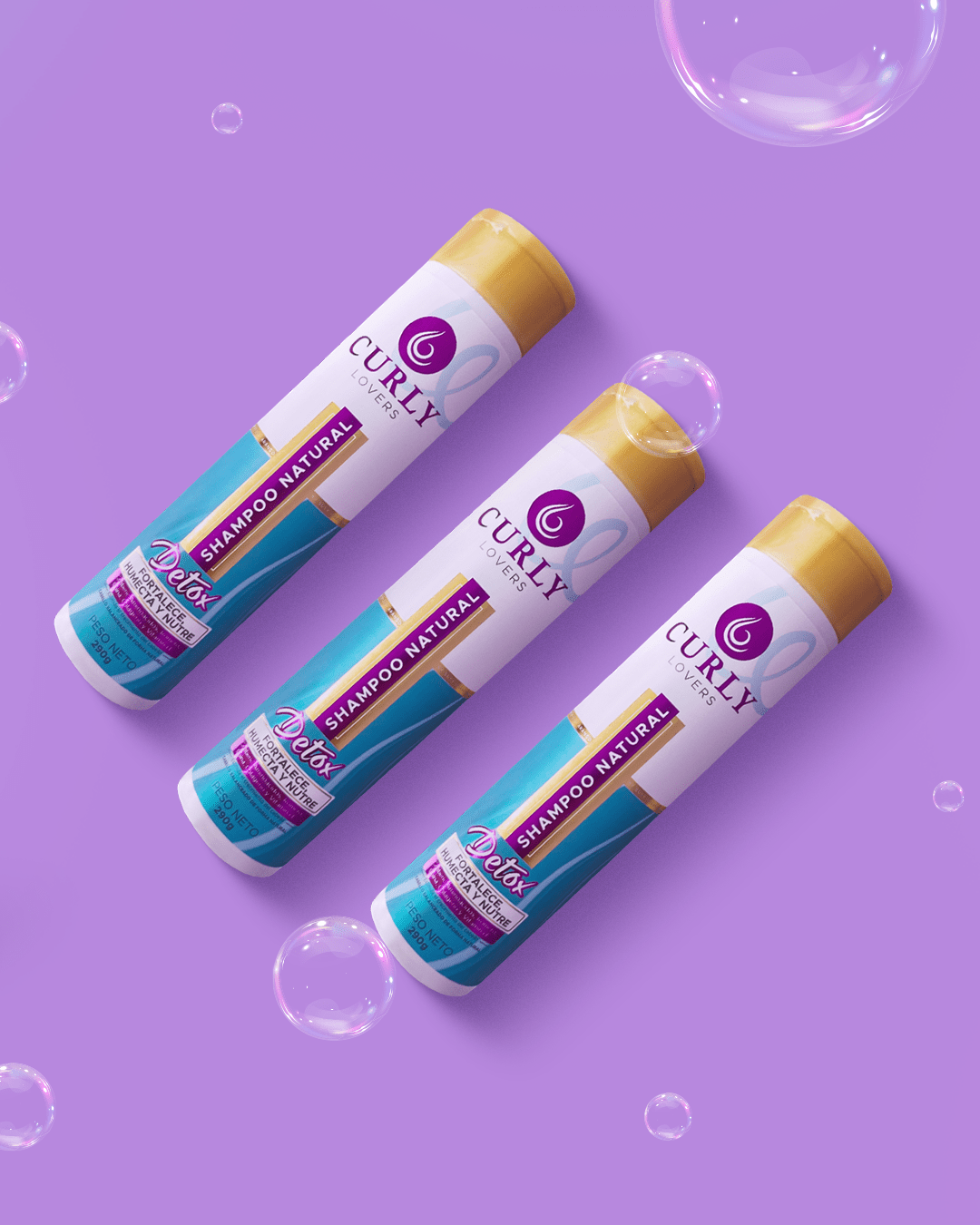 Shampoo Natural Detox Curly Lovers - Imagen 3