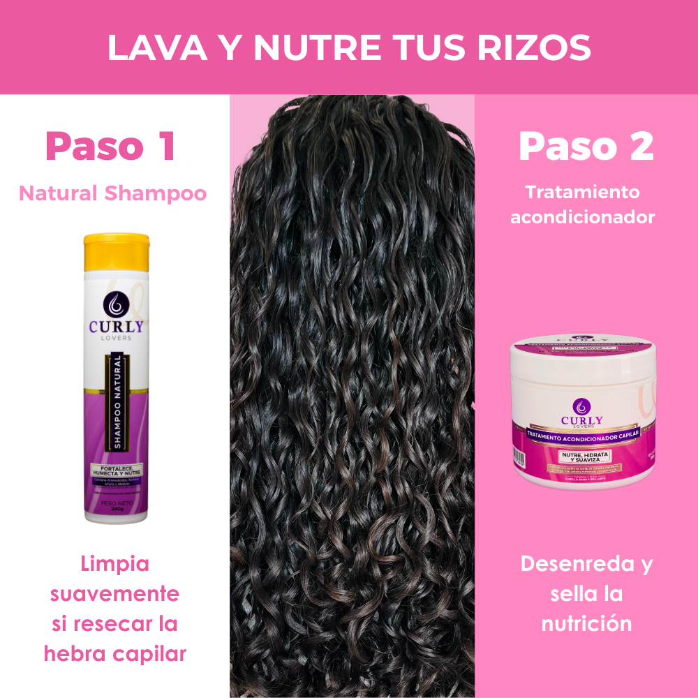 Tratamiento acondicionador natural Curly Lovers - Imagen 6