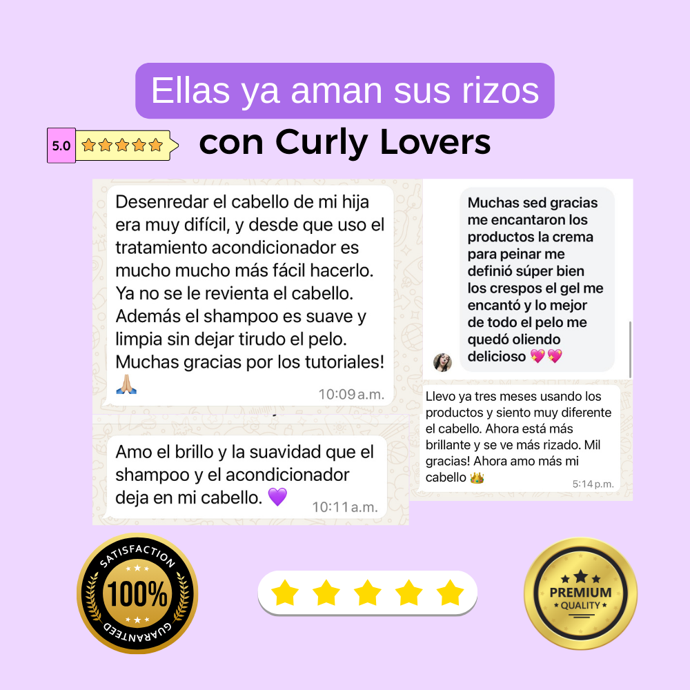 Shampoo Natural Litro Curly Lovers - Imagen 4
