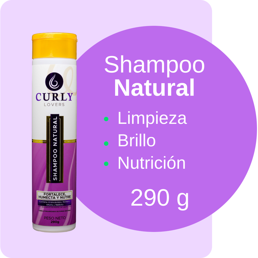 Shampoo natural Curly Lovers - Imagen 3