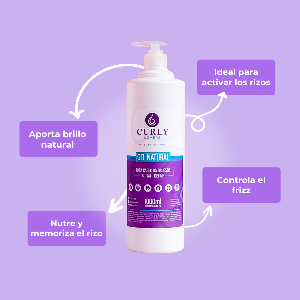 Gel Para Cabello Delgado Litro - Imagen 5