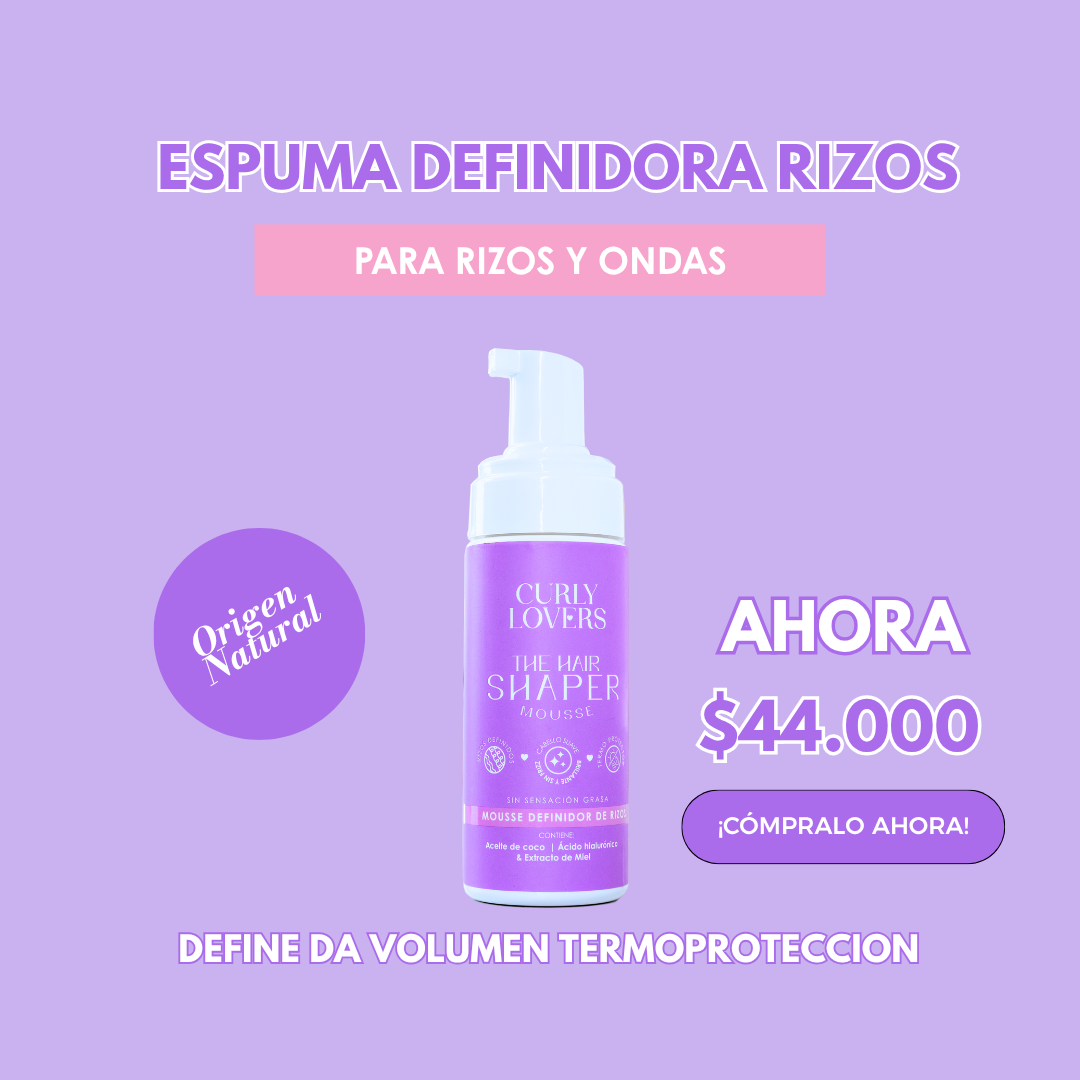 Espuma Curly Lovers the hair shaper mousse