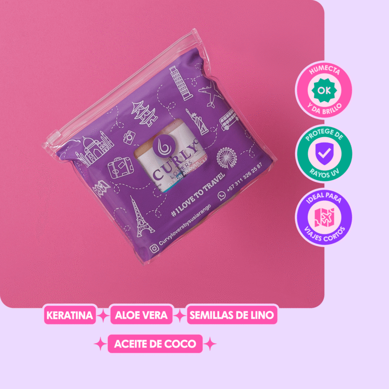 Kit Viajero para cabello Grueso de Curly Lovers