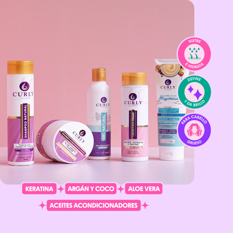 Programa de salud capilar Curly Lovers