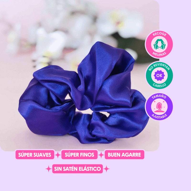 Scrunchie de satén