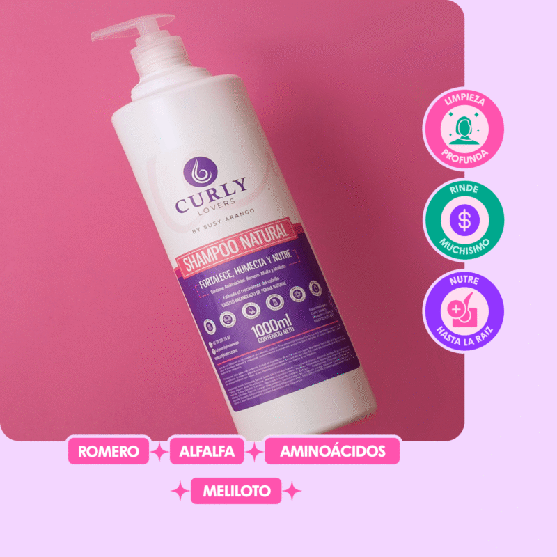 Shampoo Natural Litro Curly Lovers